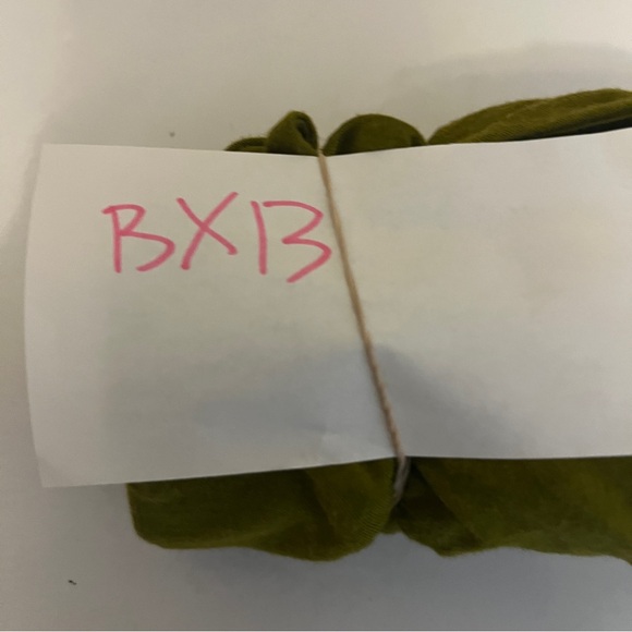 Chic Olive Green Draped Women's Blouse - Picture 10 of 10